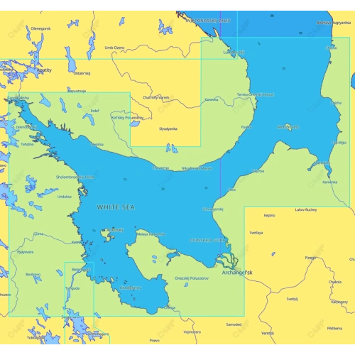 Карта для эхолота C-MAP RS-Y221 Белое море