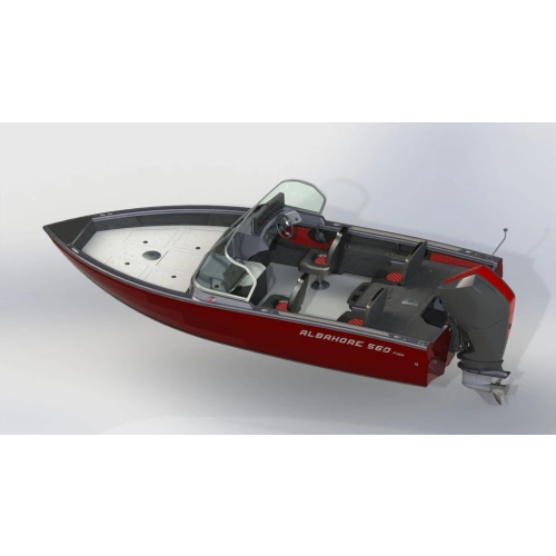 Катер-лодка алюминиевая ALBAKORE 560 Fish