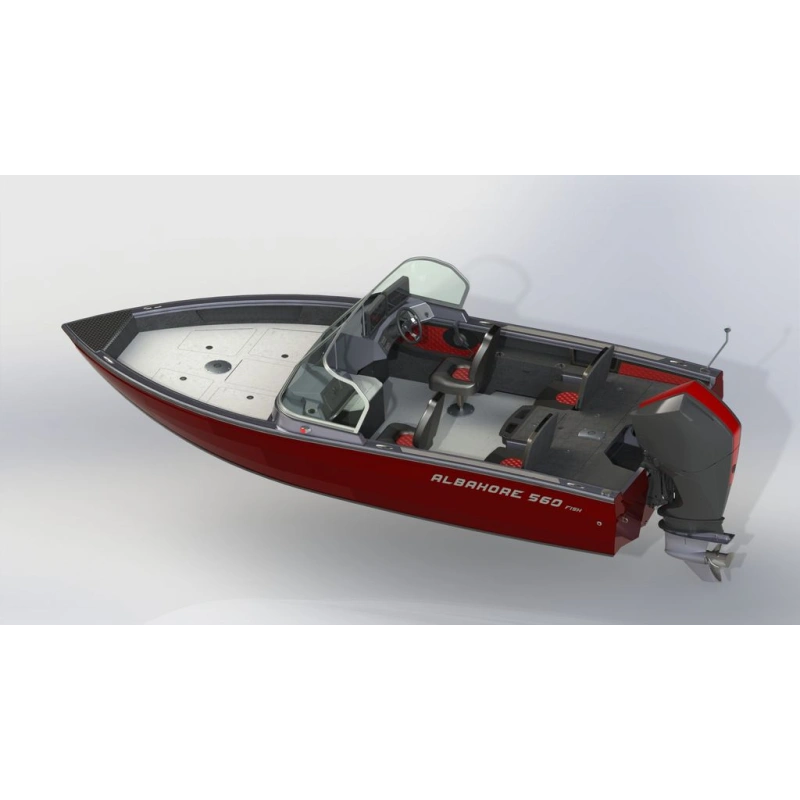 Катер-лодка алюминиевая ALBAKORE 560 Fish