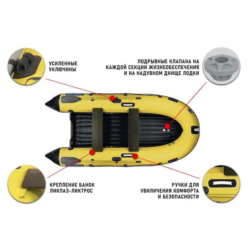 Лодка ПВХ STORMLINE Air Trimaran 320