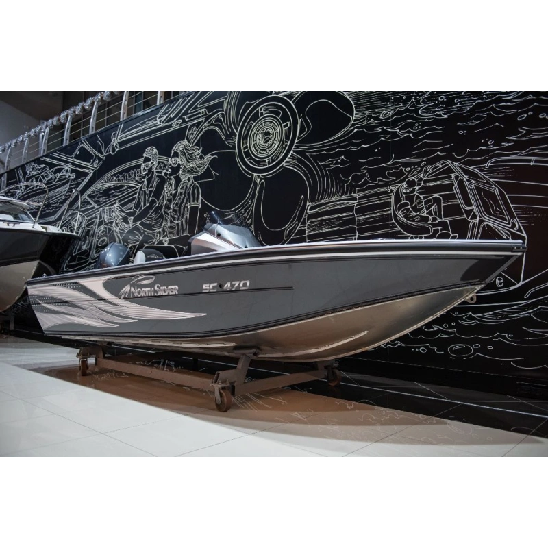 Катер-лодка алюминиевая NORTHSILVER 470 SC