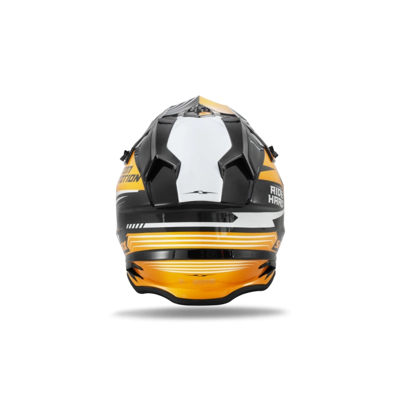 Шлем кроссовый Sharmax SH536 Orange/Black