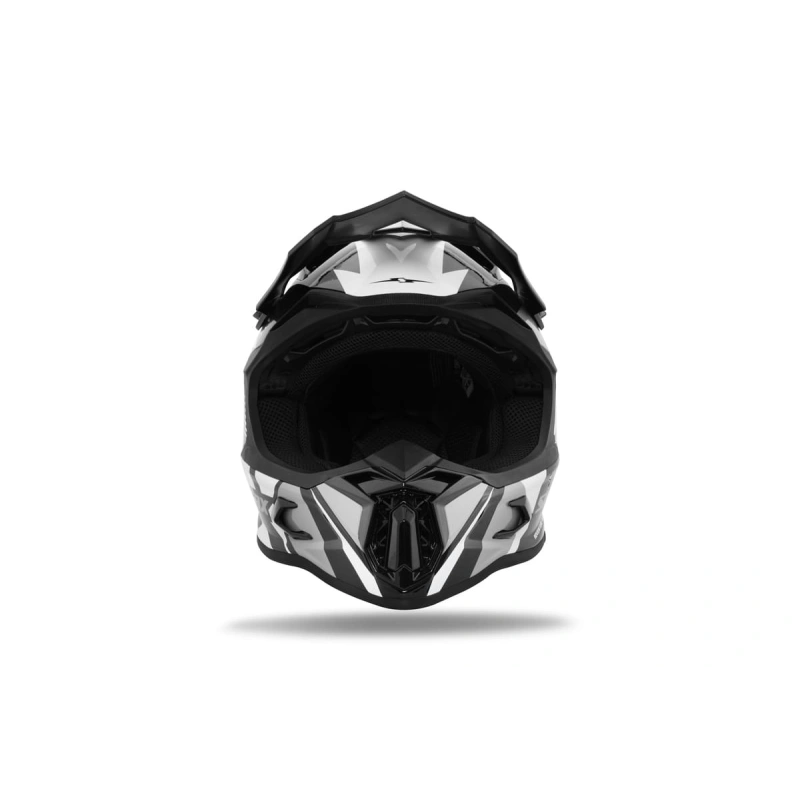 Шлем кроссовый Sharmax SH536 Gray/Black