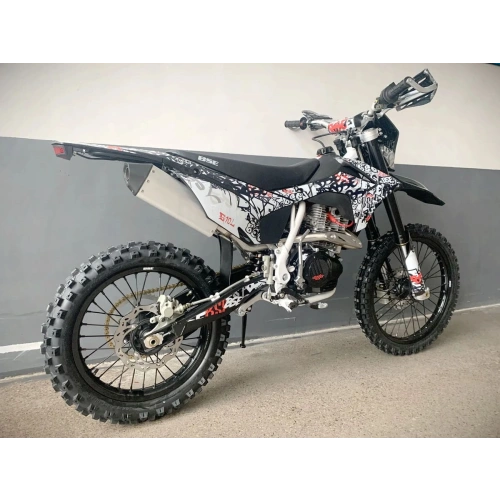Мотоцикл кроссовый эндуро BSE Z10L Graffiti White (172 FMM) 21/18