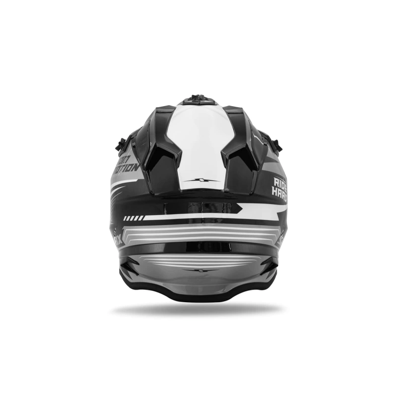 Шлем кроссовый Sharmax SH536 Gray/Black