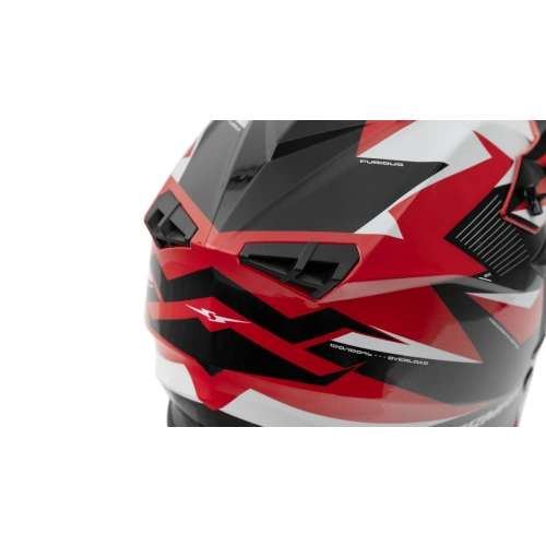 Шлем кроссовый Sharmax SH336 Red/Black