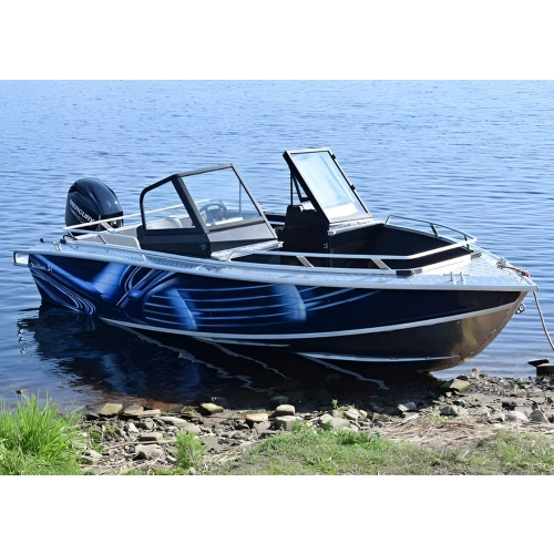 Катер-лодка алюминиевая WELLBOAT 51