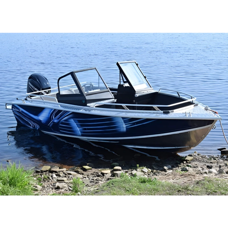 Катер-лодка алюминиевая WELLBOAT 51