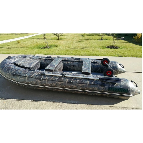 Лодка ПВХ HYDRA Nova 400 Люкс камуфляж + 4х-тактный лодочный мотор NISSAN MARINE NMF 40 A ETS