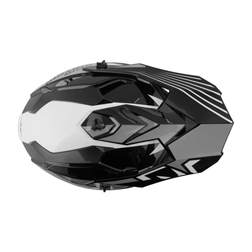 Шлем кроссовый Sharmax SH536 Gray/Black