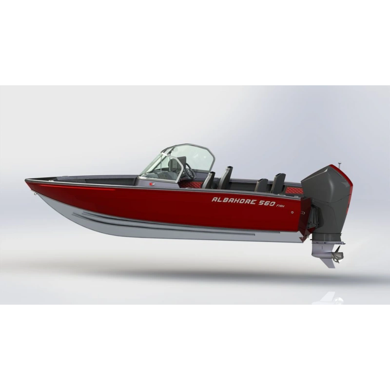 Катер-лодка алюминиевая ALBAKORE 560 Fish
