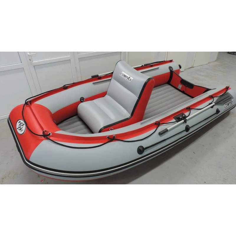 Лодка ПВХ COMPAS 380S + 2х-тактный лодочный мотор HDX T 30 FWS