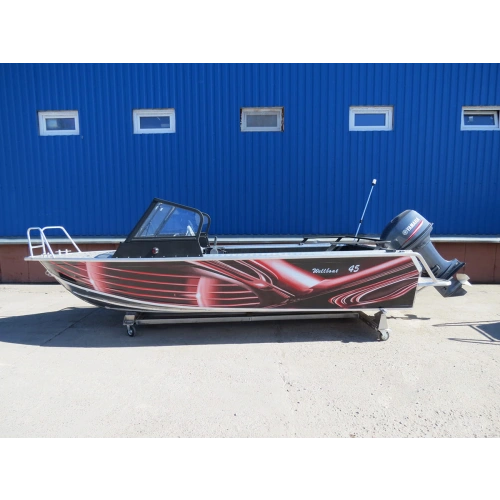 Катер-лодка алюминиевая WELLBOAT 45i