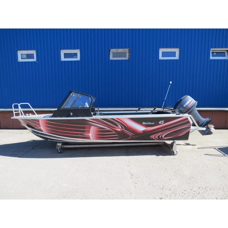 Катер-лодка алюминиевая WELLBOAT 45i