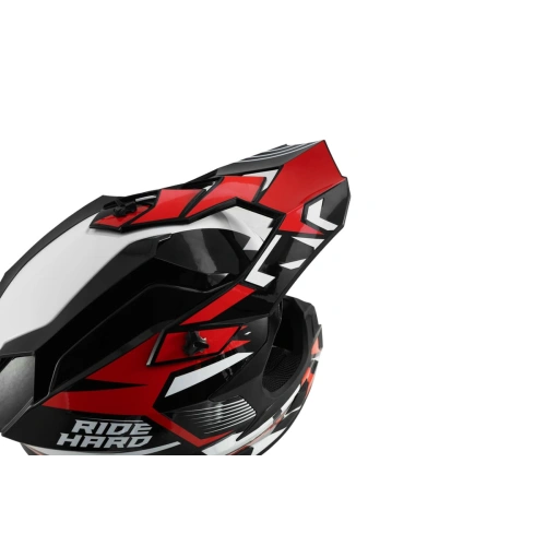 Шлем кроссовый Sharmax SH536 Red/Black
