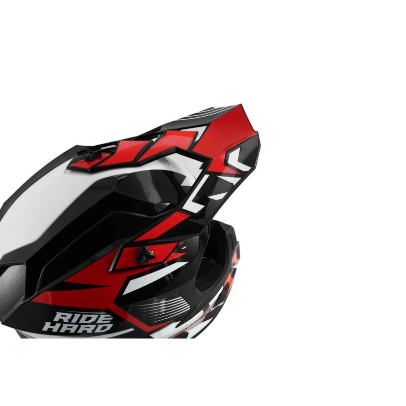 Шлем кроссовый Sharmax SH536 Red/Black