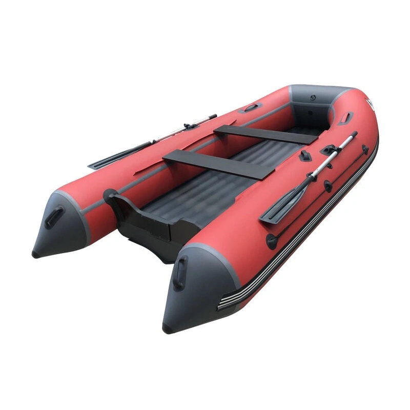 Лодка ПВХ ORCA 340 НДНД красный/темно-серый