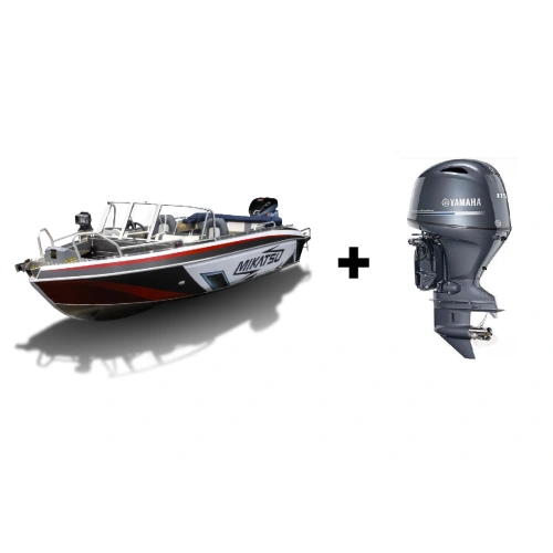 Комплект Алюминиевая лодка (катер) Mikatsu (Микатсу) 590 (Z99) Sport + мотор Yamaha F115BETL