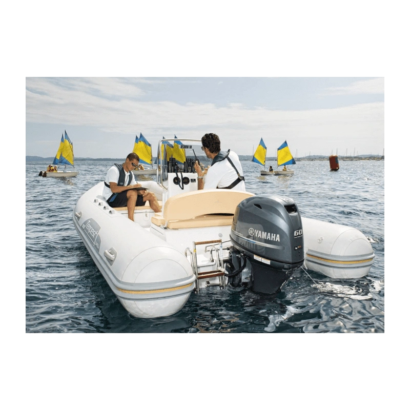 Комплект Алюминиевая лодка (катер) Mikatsu (Микатсу) 475 (Z43) Premium + мотор Yamaha F60FETL