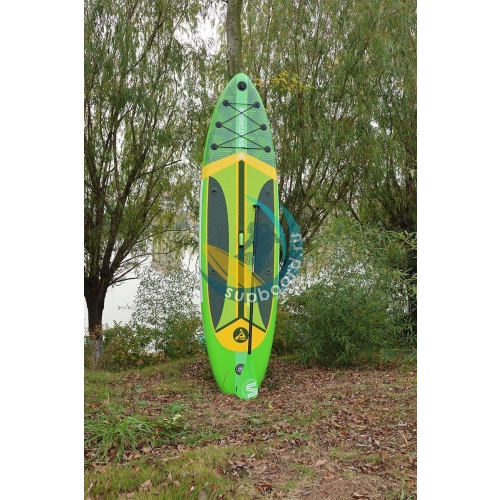 Надувной сап борд с веслом Skatinger Origin Green 11'0