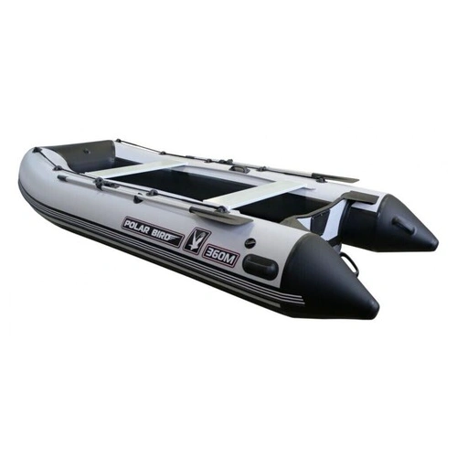 Лодка ПВХ POLAR BIRD PB-385M-nd Merlin (Кречет) + 2х-тактный лодочный мотор MARINE ROCKET MR25FFES