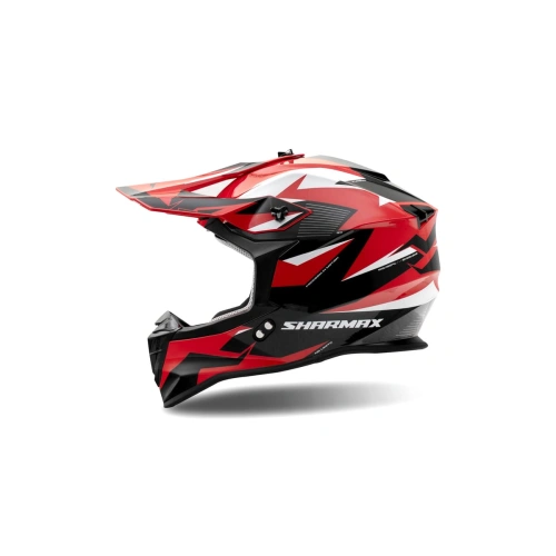 Шлем кроссовый Sharmax SH336 Red/Black