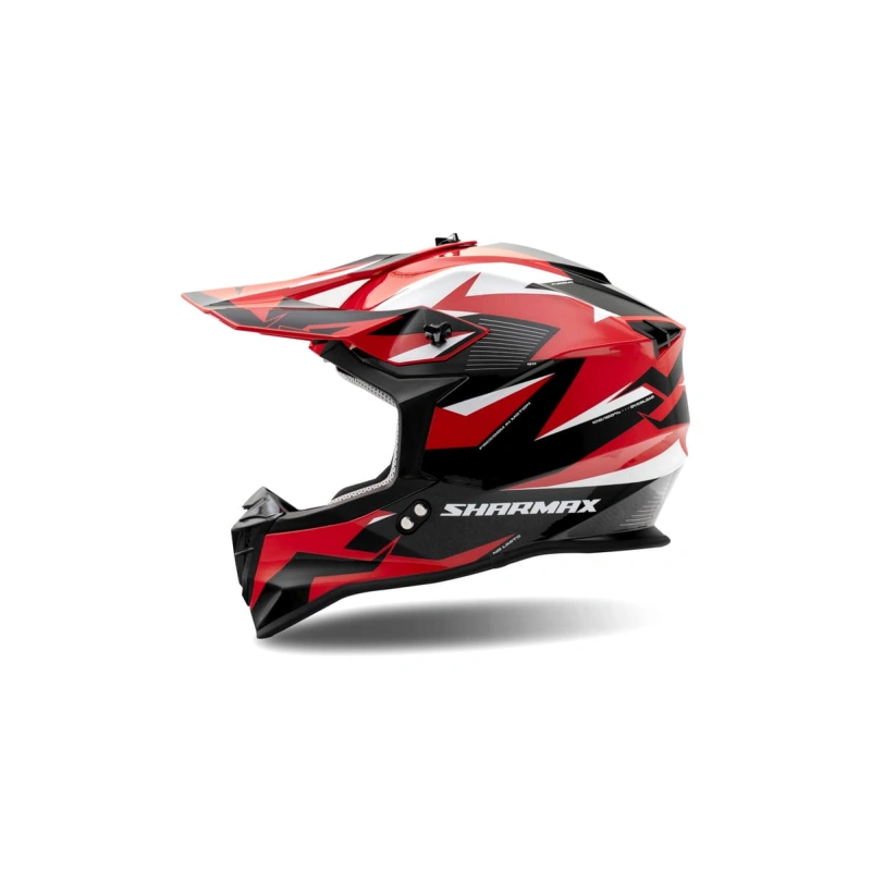 Шлем кроссовый Sharmax SH336 Red/Black