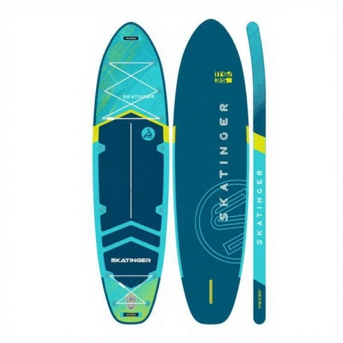 Надувная сап доска Skatinger Serial Green 11'6 с веслом