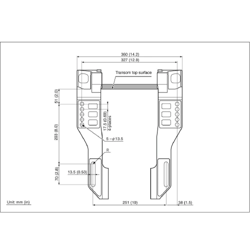 4х-тактный лодочный мотор SUZUKI DF80ATL