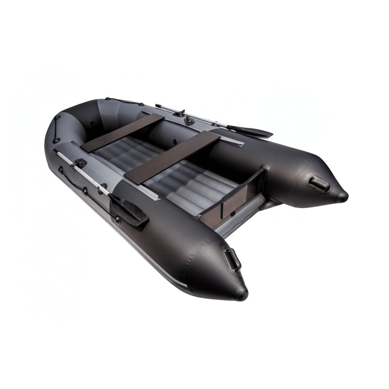 Лодка ПВХ ТАЙМЕНЬ NX 3800 НДНД PRO Серый