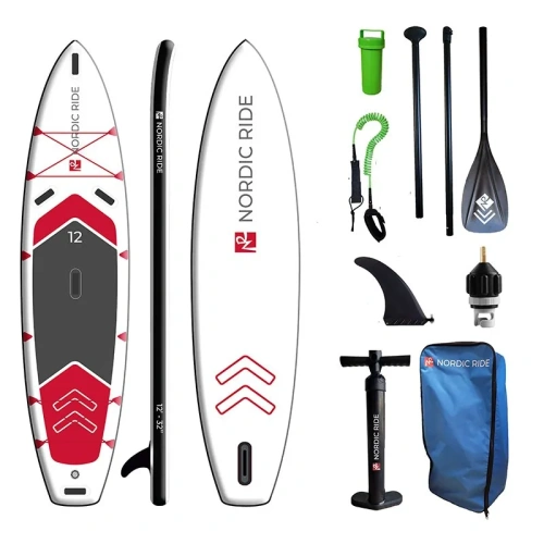 Сап-доска с веслом Nordic Ride 12'0 Laguna red