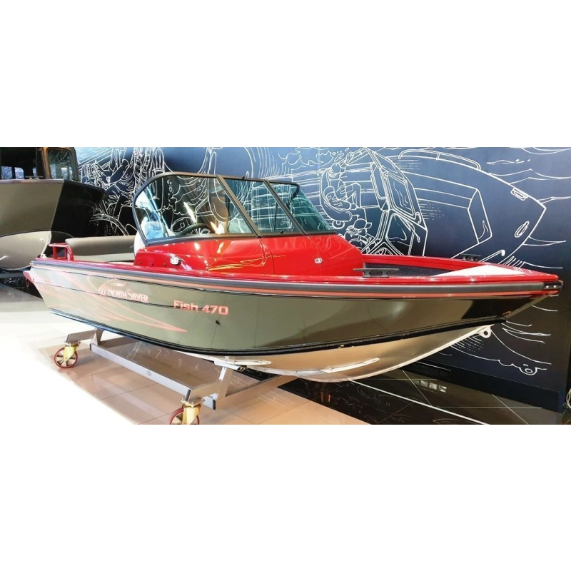 Катер-лодка алюминиевая NORTHSILVER 470 Fish