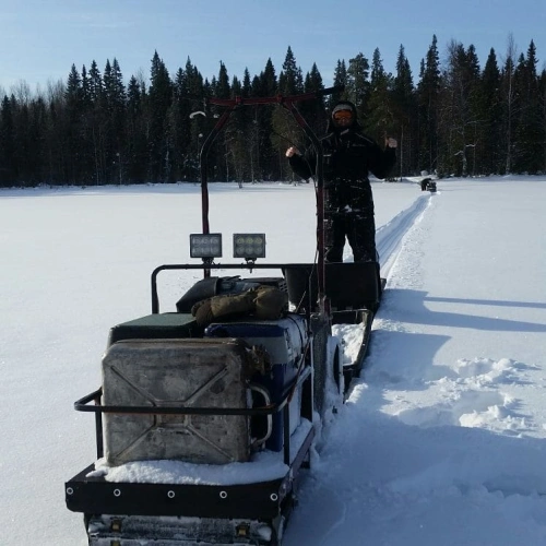 Мотобуксировщик MOTODOG 500 (15 л.с. задний привод)