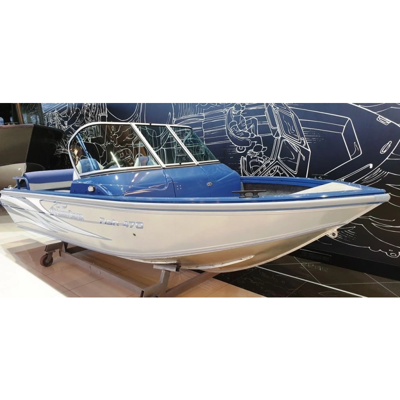 Катер-лодка алюминиевая NORTHSILVER 470 Fish