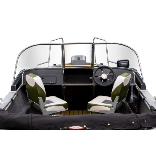 Комплект Алюминиевая лодка (катер) Mikatsu (Микатсу) 475 (Z43) Sport + мотор Yamaha F60FETL