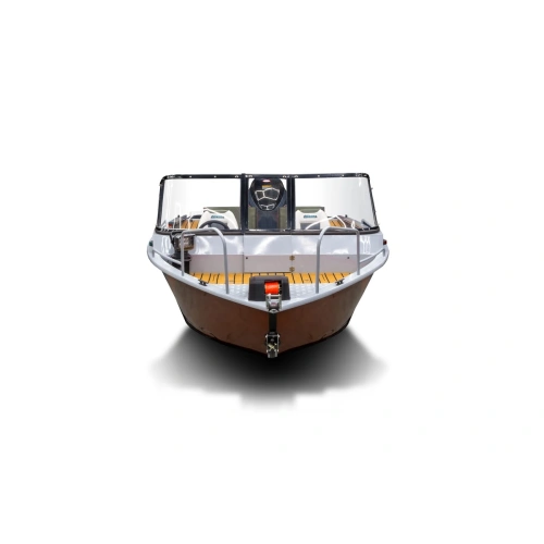 Комплект Алюминиевая лодка (катер) Mikatsu (Микатсу) 570 (Z43) Premium + мотор Hidea HDEF 115 FEL-T EFI