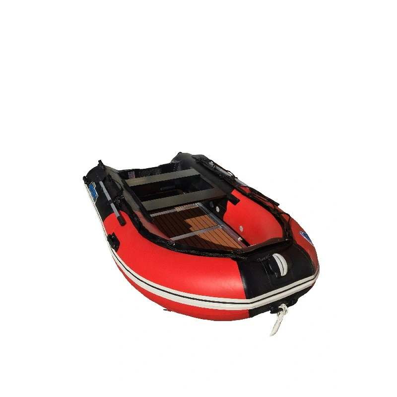 Лодка ПВХ STORMLINE Flexiteek 310 (черно-зеленая/красно-черная)