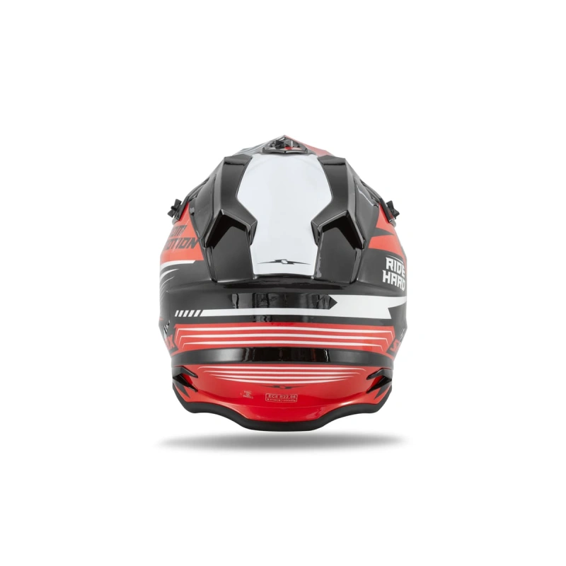Шлем кроссовый Sharmax SH536 Red/Black