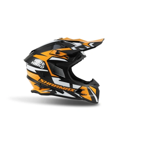 Шлем кроссовый Sharmax SH536 Orange/Black