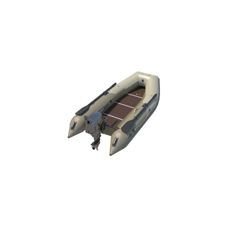 Лодка ПВХ BADGER FL 330 + 2х-тактный лодочный мотор MARINE ROCKET MR9.9PRO