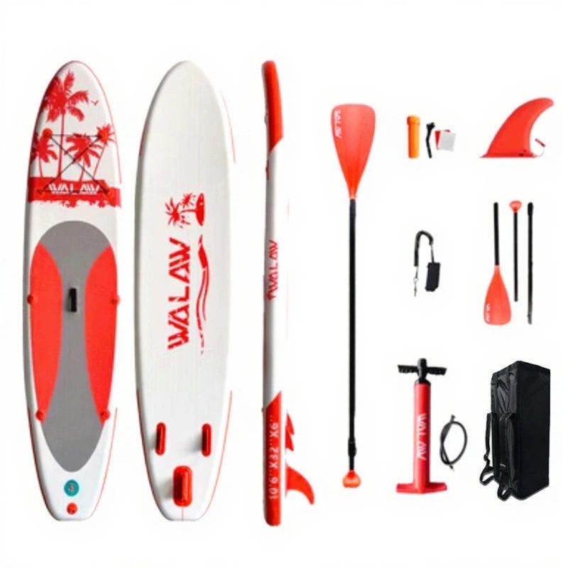 Надувная SUP доска Walaw palm orange 10'6 для плавания