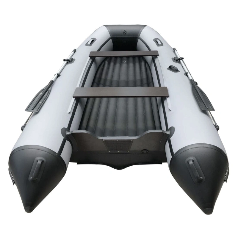 Лодка ПВХ ORCA 340 НДНД серый/черный