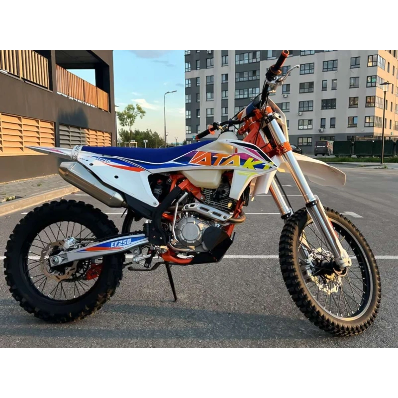 Мотоцикл кроссовый эндуро ATAKI EF250R (4T 172FMM - 6 4V) 21/18 (2023 г.)