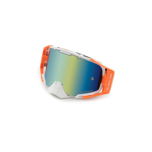Очки кроссовые Sharmax White/Orange