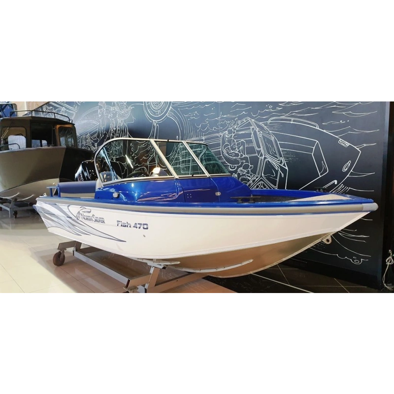 Катер-лодка алюминиевая NORTHSILVER 470 Fish