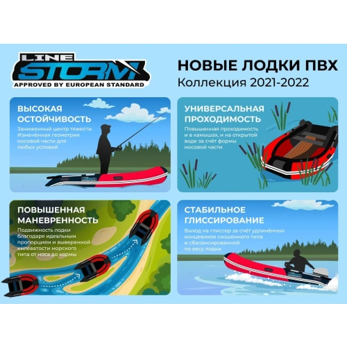 Лодка ПВХ STORMLINE Adventure Standard Aluminium 310