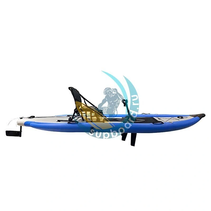 Надувной сапборд с ножным узлом Serf King Pedal SUP (синий)