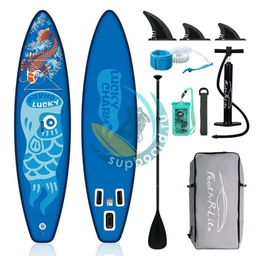 Надувной SUP FunWater (Feath-R-Lite) Lucky Charm 11'0 с веслом