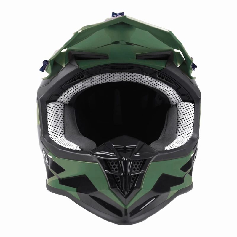 Шлем кроссовый Sharmax SH336 Khaki/Black