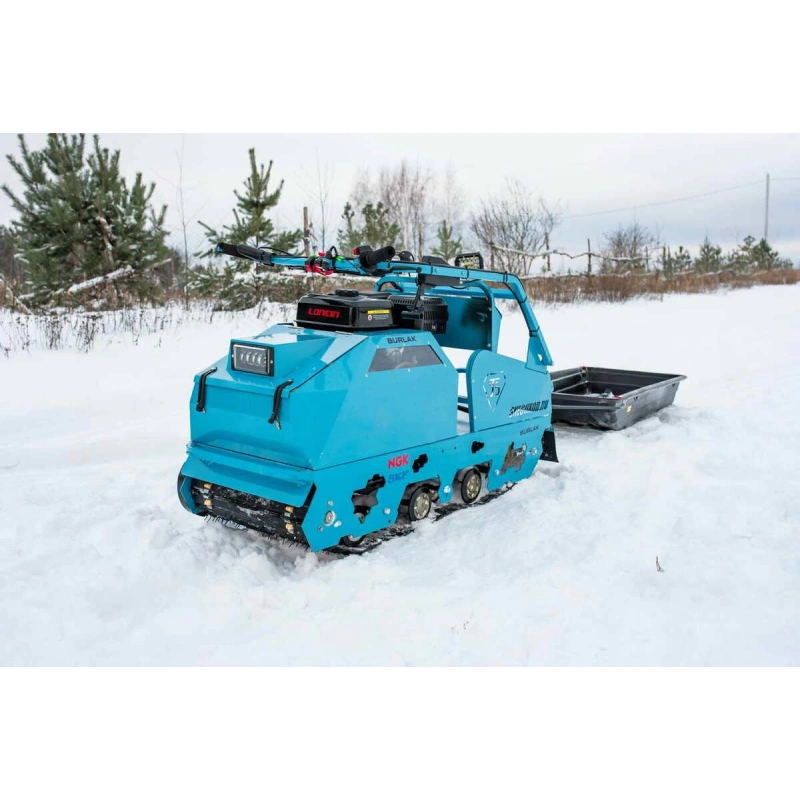 Мотобуксировщик БУРЛАК Таежник 20 л.с